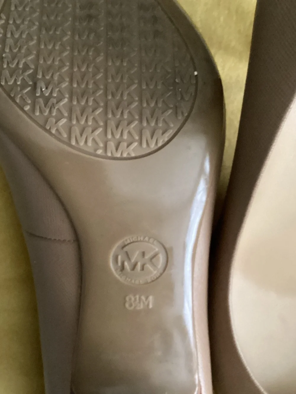 Michael Kors Dorothy Nude Pointed-Toe Pumps